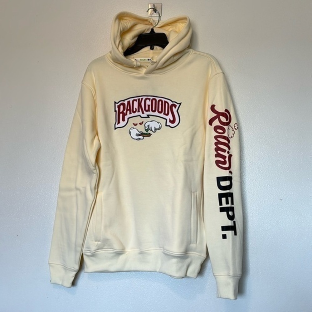 Highly Underrated Rack Goods weed  Rolling Department hoodie sweatshirt NwT